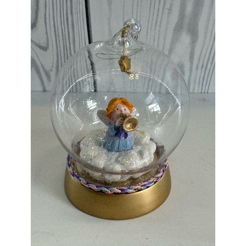 VTG Musical Angel Trumpet Ornament San Francisco Music Box Co. Taiwan Tested